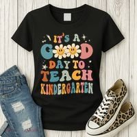It's A Good Day To Teach Kindergarten Teacher Back To School Women's T-Shirt thumb 3