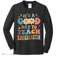 It's A Good Day To Teach Kindergarten Teacher Back To School Kids Long Sleeve Shirt thumb 0