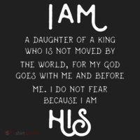 I Am His A Daughter Of A King Quote Women's Sweatshirt thumb 2
