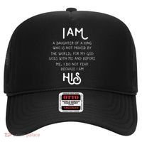 I Am His A Daughter Of A King Quote Hat thumb 0