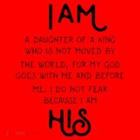 I Am His A Daughter Of A King Quote Santa Hat thumb 1