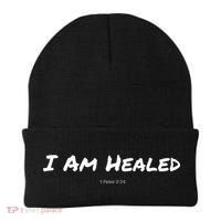 I Am Healed Christian Beanie thumb 0