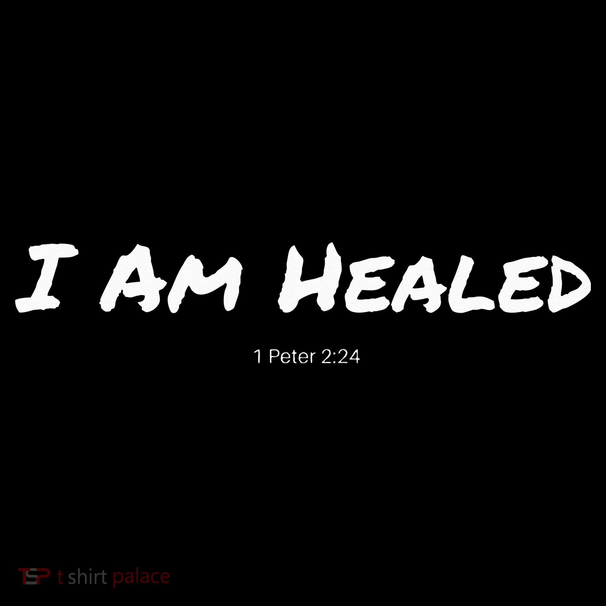 I Am Healed Christian Coaster