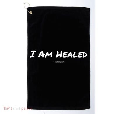 I Am Healed Christian Golf Towel