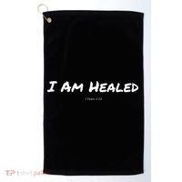 I Am Healed Christian Golf Towel thumb 0