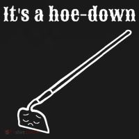 It's A HoeDown Funny Garden Saying Gardener Gardening Hoodie thumb 7