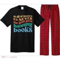 In All History Its Never The Good Guys Banning Books Retro Pajama Set thumb 0