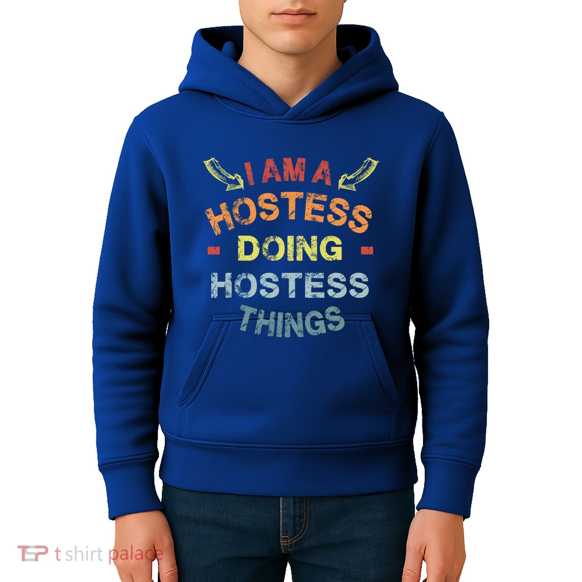 Im A Hostess Doing Hostess Things Cool Funny Christmas Gift Meaningful Gift Kids Hoodie