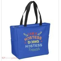 Im A Hostess Doing Hostess Things Cool Funny Christmas Gift Meaningful Gift Tote Bag thumb 2