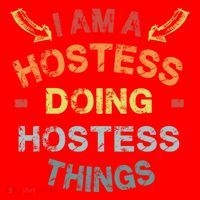 Im A Hostess Doing Hostess Things Cool Funny Christmas Gift Meaningful Gift Santa Hat thumb 1
