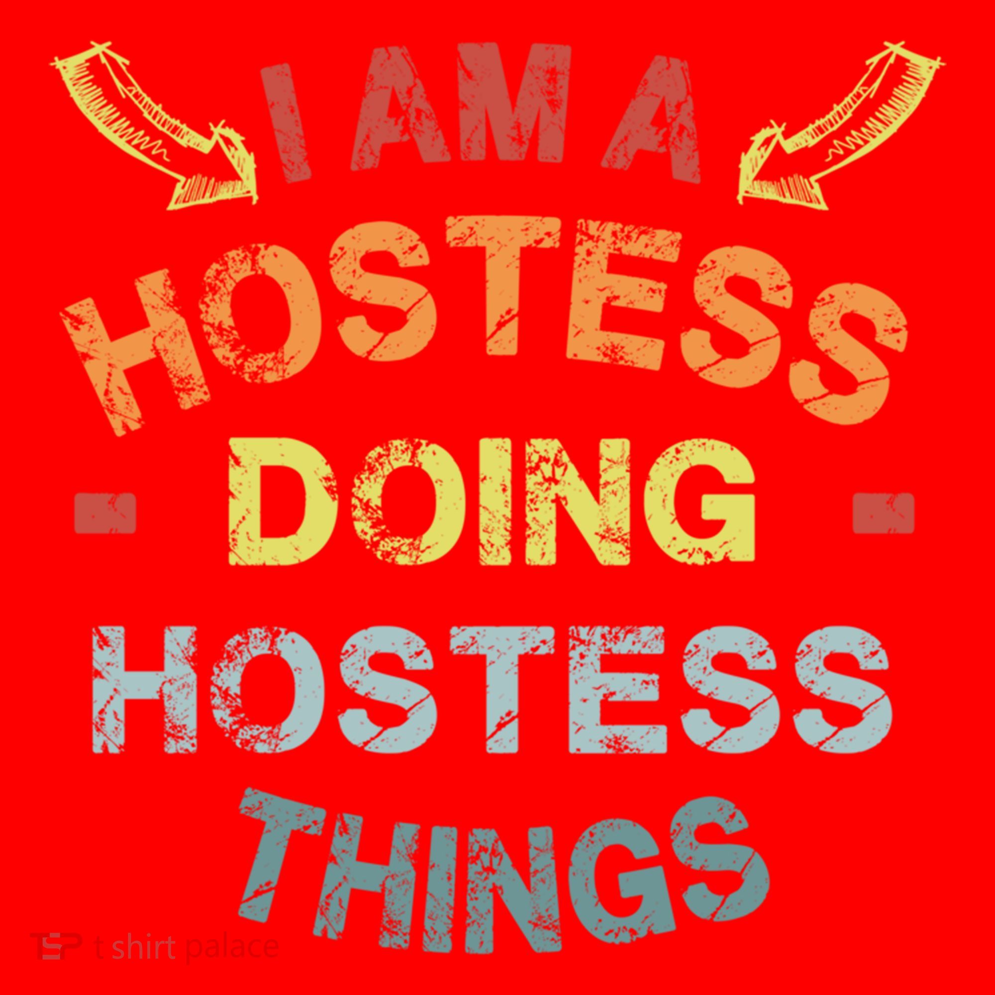 Im A Hostess Doing Hostess Things Cool Funny Christmas Gift Meaningful Gift Santa Hat