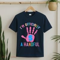 IM A Handful Five 5th Birthday Girl Boy T-Shirt thumb 2
