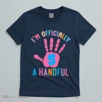 IM A Handful Five 5th Birthday Girl Boy T-Shirt thumb 5