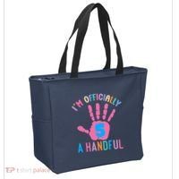 IM A Handful Five 5th Birthday Girl Boy Tote Bag thumb 2