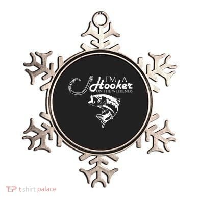 I'm A Hooker On The Weekends Fishing Gift Ornament