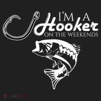 I'm A Hooker On The Weekends Fishing Gift Hat thumb 2