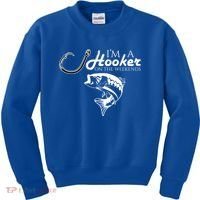 I'm A Hooker On The Weekends Fishing Gift Kids Sweatshirt thumb 0