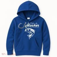 I'm A Hooker On The Weekends Fishing Gift Kids Hoodie thumb 0