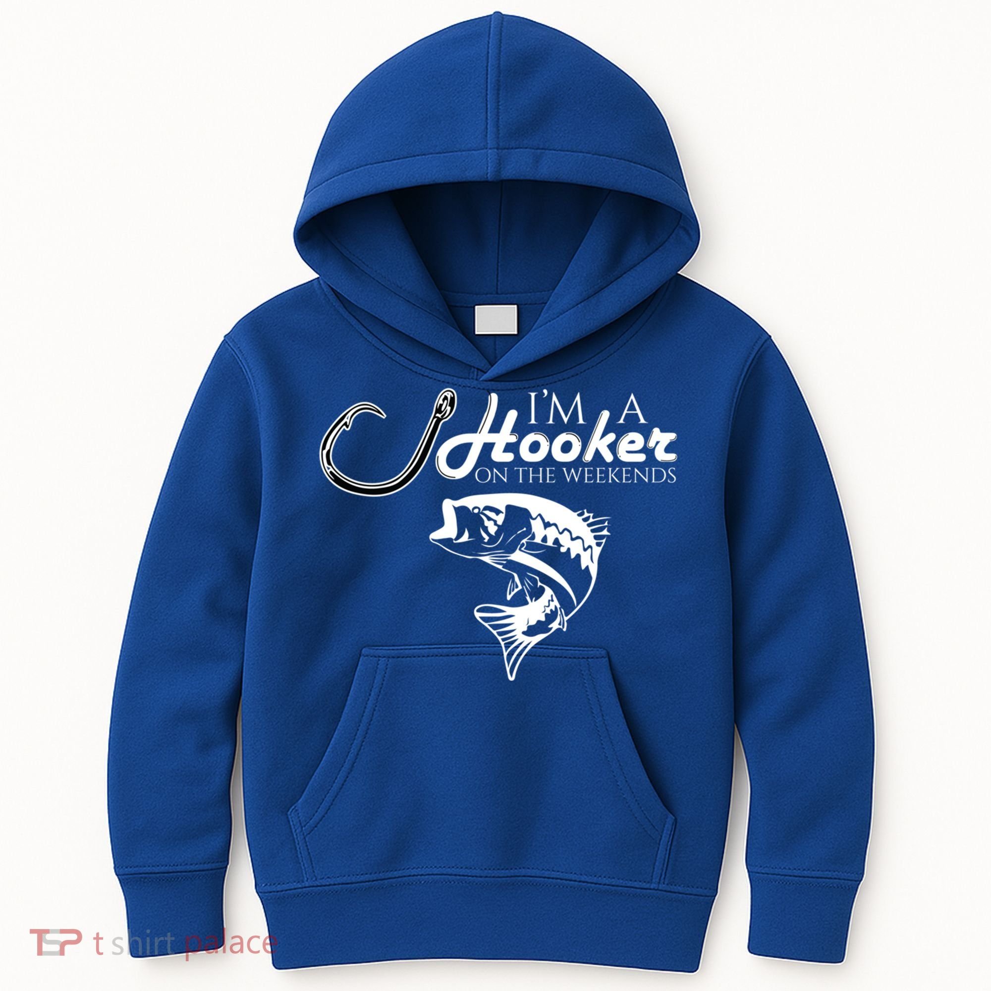 I'm A Hooker On The Weekends Fishing Gift Kids Hoodie