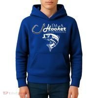 I'm A Hooker On The Weekends Fishing Gift Kids Hoodie thumb 4