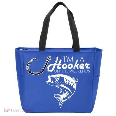 I'm A Hooker On The Weekends Fishing Gift Tote Bag