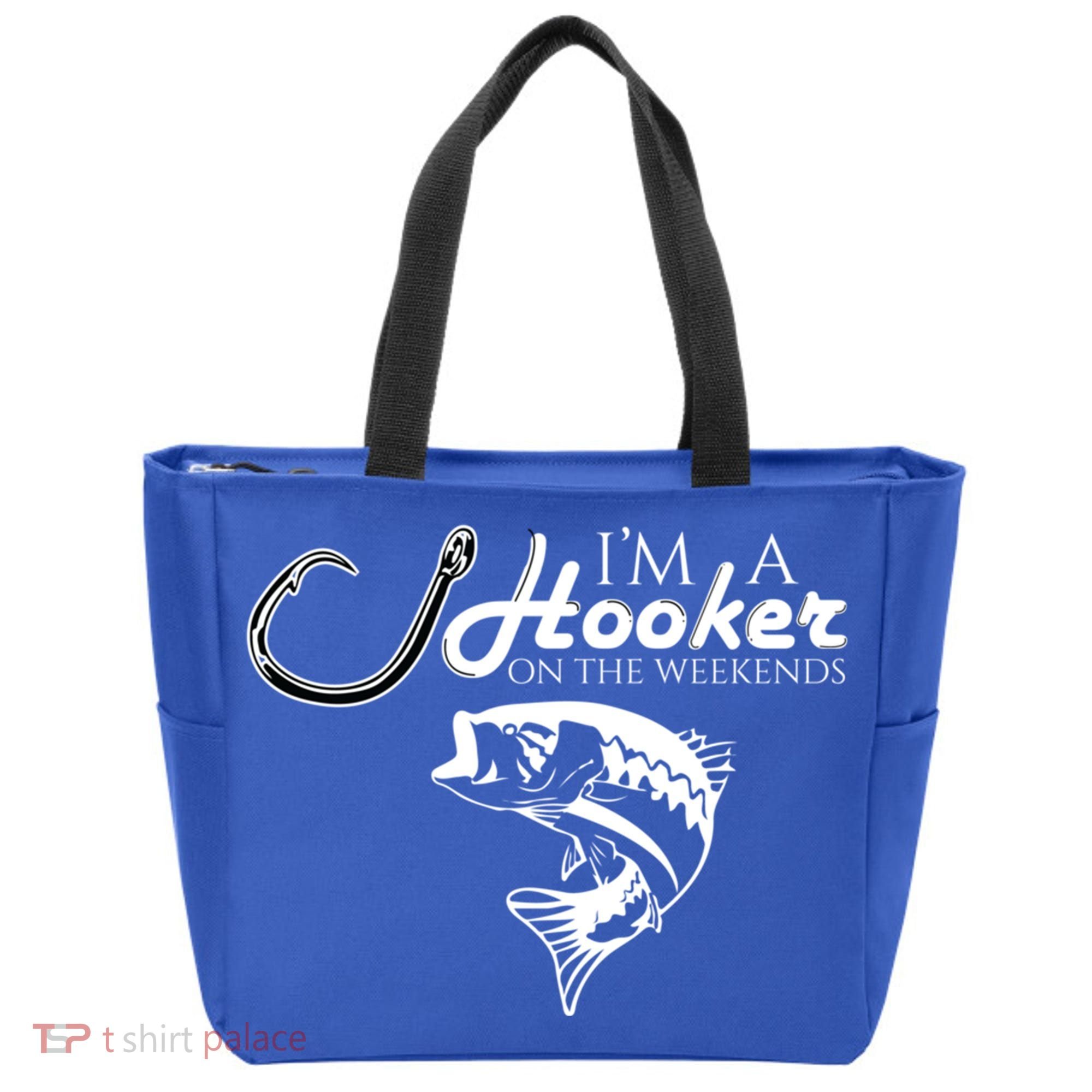 I'm A Hooker On The Weekends Fishing Gift Tote Bag