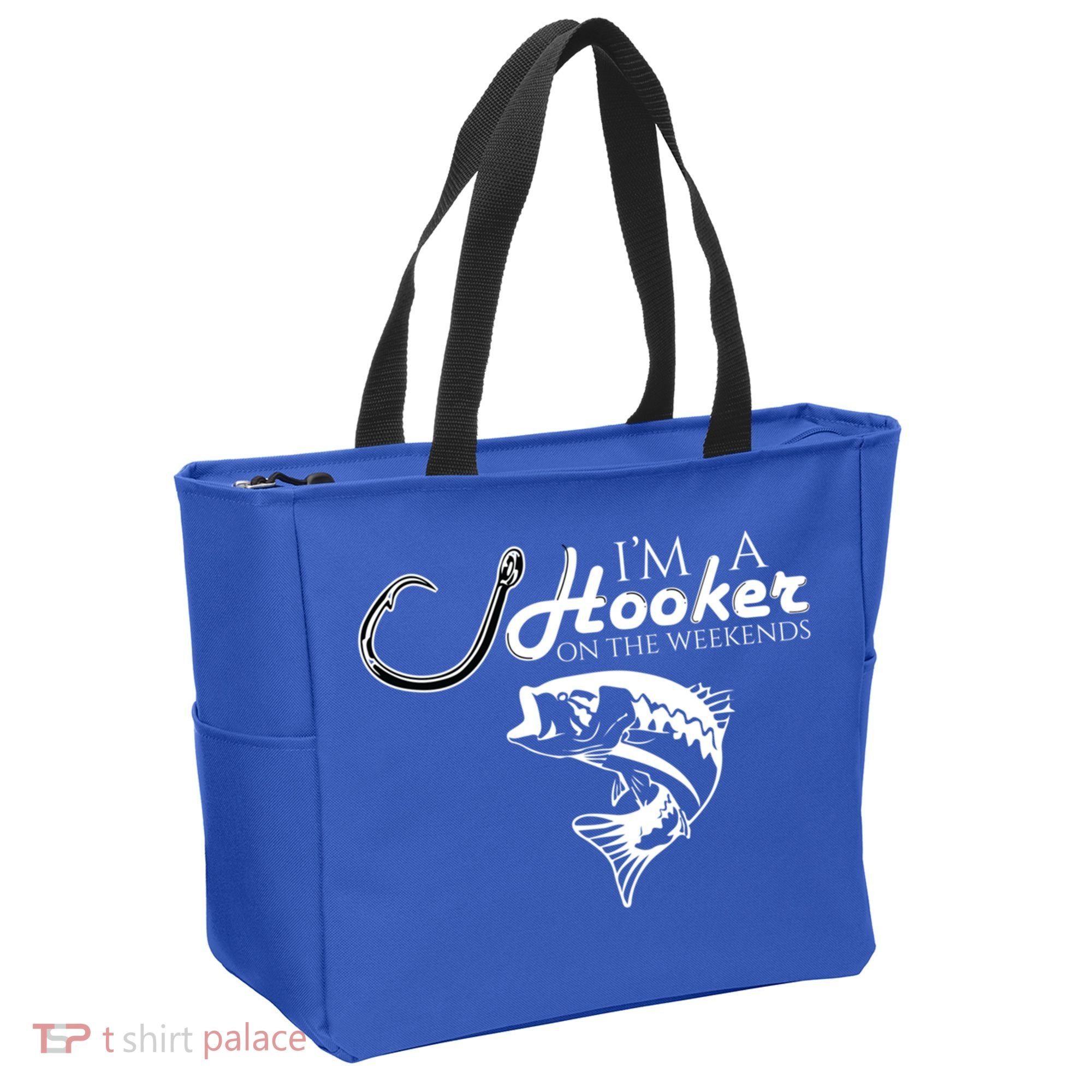 I'm A Hooker On The Weekends Fishing Gift Tote Bag