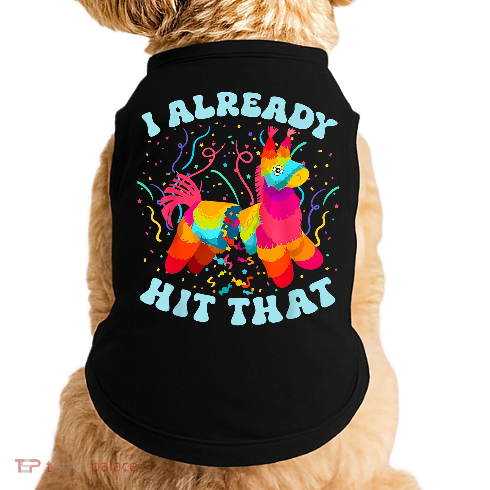 I Already Hit That Pinata Mexico Cinco De Mayo Boy Doggie Tank