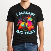 I Already Hit That Pinata Mexico Cinco De Mayo Boy V-Neck T-Shirt thumb 2