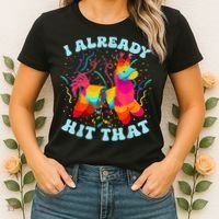 I Already Hit That Pinata Mexico Cinco De Mayo Boy Women's T-Shirt thumb 2