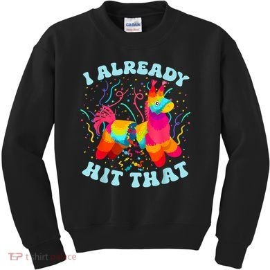 I Already Hit That Pinata Mexico Cinco De Mayo Boy Kids Sweatshirt