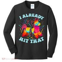I Already Hit That Pinata Mexico Cinco De Mayo Boy Kids Long Sleeve Shirt thumb 0