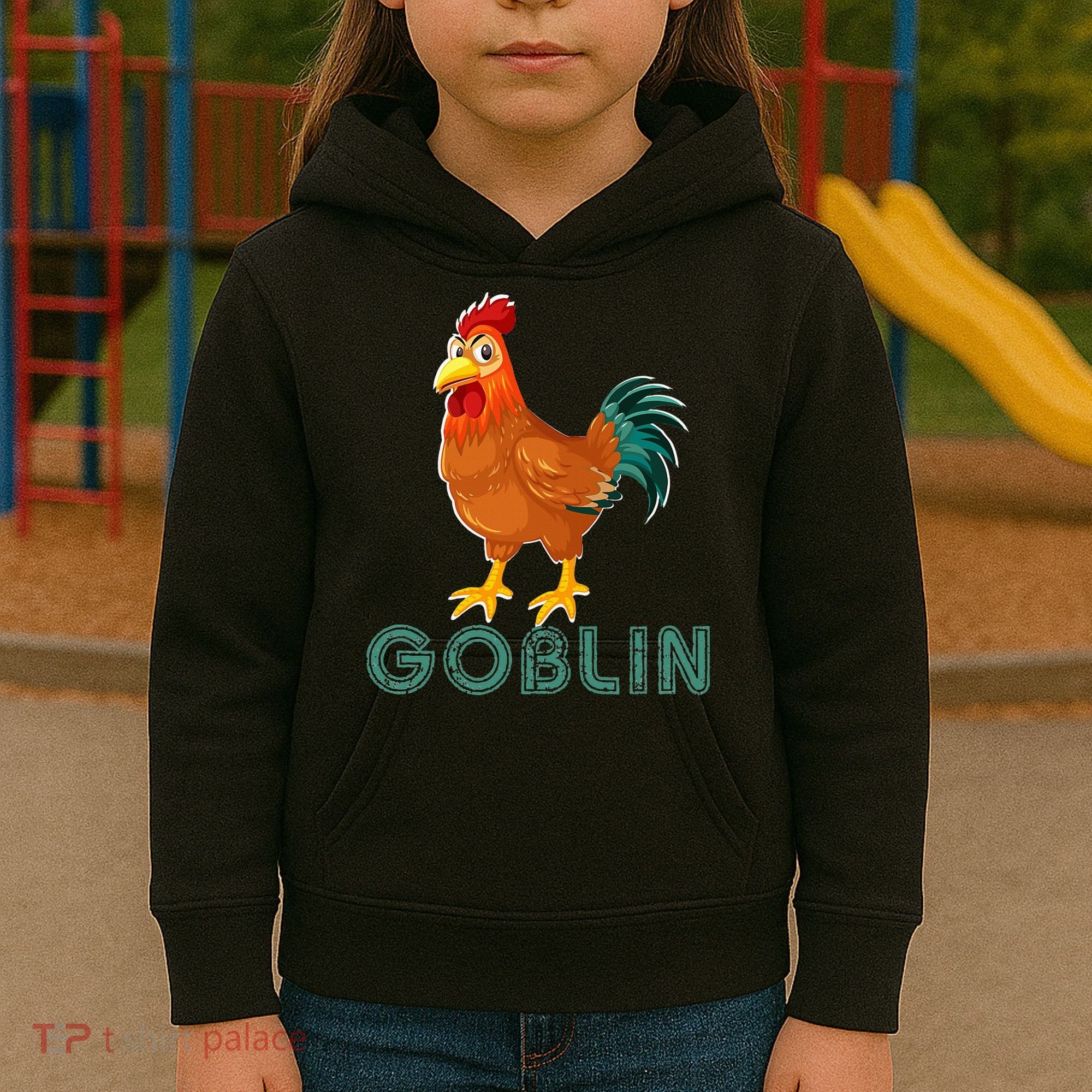 Inappropriate Adult Humor Goblin Mode Innuendo Kids Hoodie