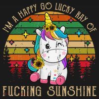 I'm A Happy Go Lucky Ray Of Fucking Sunshine Women's Hoodie thumb 2