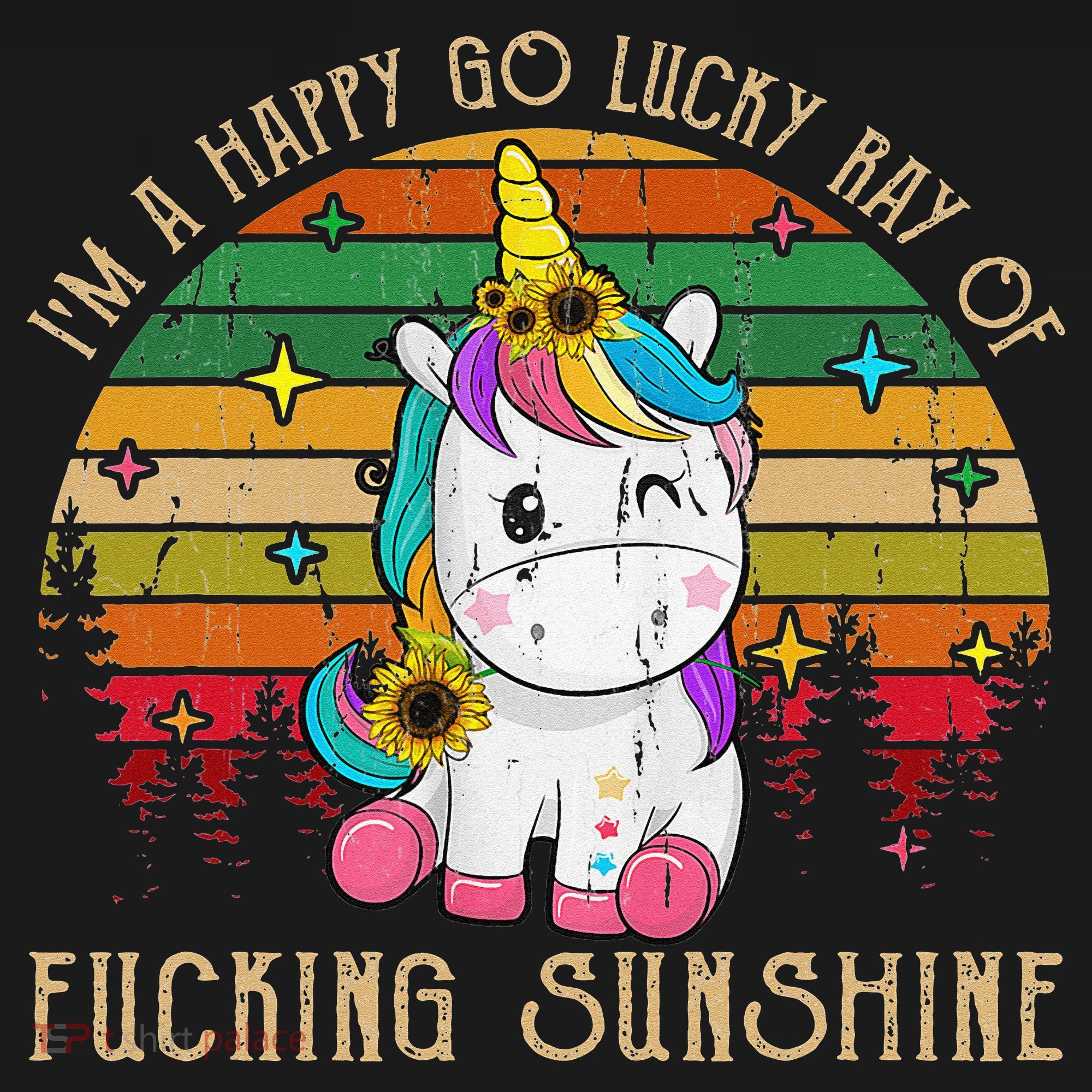 I'm A Happy Go Lucky Ray Of Fucking Sunshine Women's Hoodie
