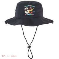 I'm A Handful 5th Birthday Party Funny Five Bucket Hat thumb 0
