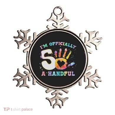 I'm A Handful 5th Birthday Party Funny Five Ornament