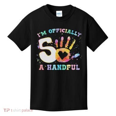 I'm A Handful 5th Birthday Party Funny Five Kids T-Shirt