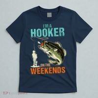 I'm A Hooker On The Weekend Funny Fisherman Vintage T-Shirt thumb 5