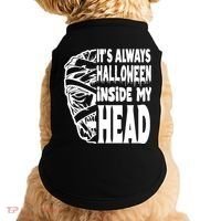 Its Always Halloween Inside My Head Zombie Doggie Tank thumb 0