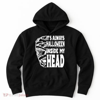 Its Always Halloween Inside My Head Zombie Hoodie
