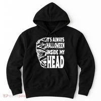 Its Always Halloween Inside My Head Zombie Hoodie thumb 0