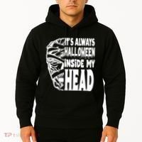 Its Always Halloween Inside My Head Zombie Hoodie thumb 2