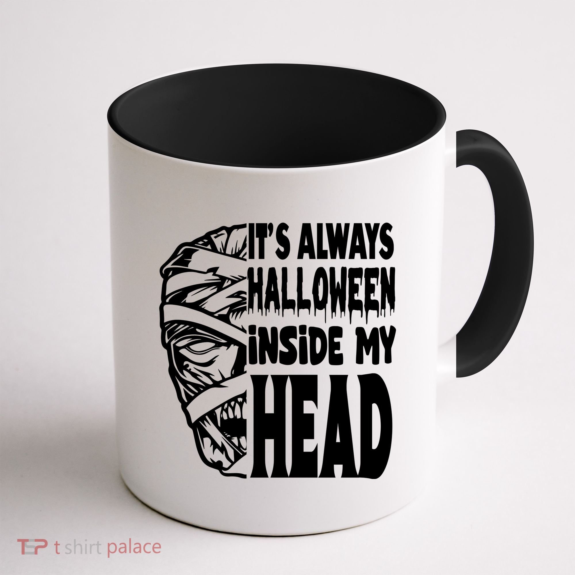 Its Always Halloween Inside My Head Zombie Coffee Mug