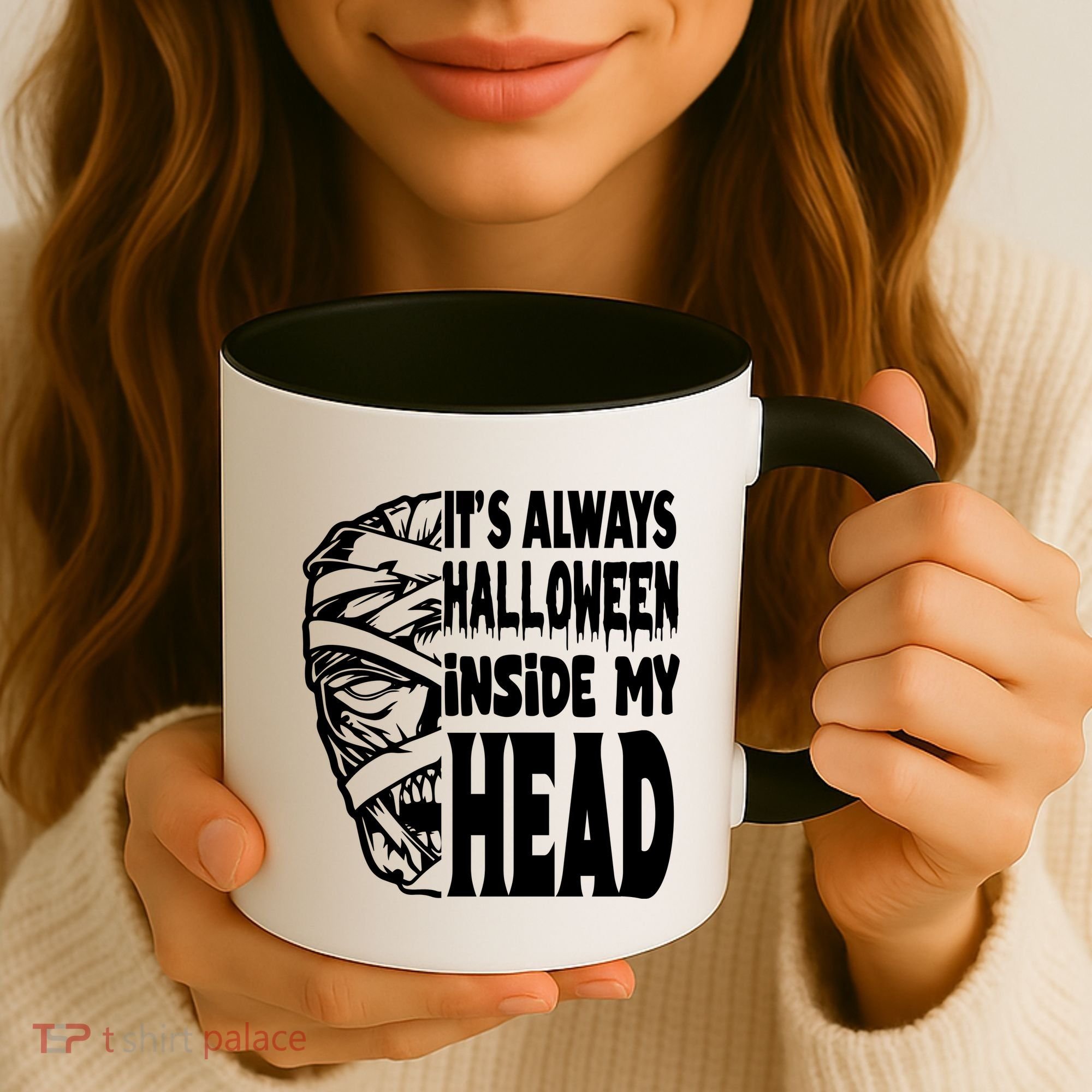 Its Always Halloween Inside My Head Zombie Coffee Mug