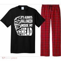 Its Always Halloween Inside My Head Zombie Pajama Set thumb 0