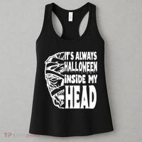 Its Always Halloween Inside My Head Zombie Women's Tank Top thumb 3