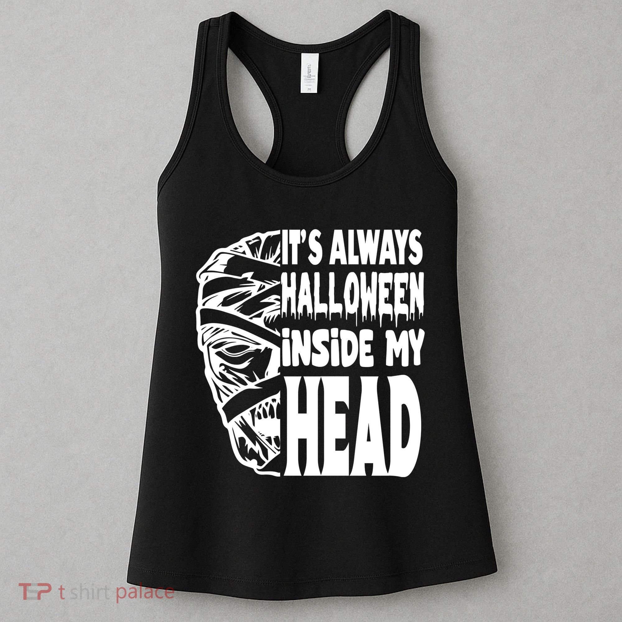 Its Always Halloween Inside My Head Zombie Women's Tank Top