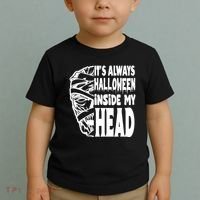 Its Always Halloween Inside My Head Zombie Toddler T-Shirt thumb 2