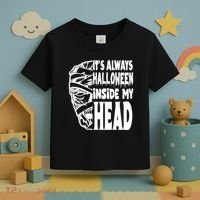 Its Always Halloween Inside My Head Zombie Toddler T-Shirt thumb 3
